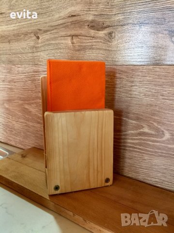 Ръчно изработен, салфетник от дърво! , снимка 3 - Други - 34684645