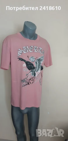 Marcelo Burlon Oversize  Womens Size S НОВО! ОРИГИНАЛ! Дамска Тениска!, снимка 3 - Тениски - 51404526