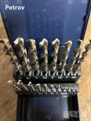 Garant HSS-Typ W - Germany - ЧИСТО НОВ PROFI-SET 19 Свредла 1 - 10 mm в Касета/ ORIGINAL Garant !!!!, снимка 2 - Бормашини - 40740860