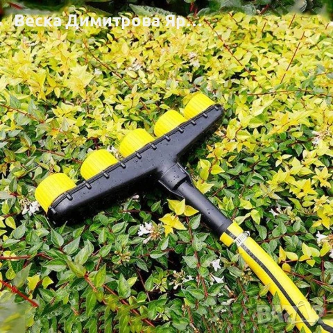 Разпръсквач за маркуч с 5 дюзи – равномерно поливане и универсално почистване, снимка 3 - Други стоки за дома - 53040356