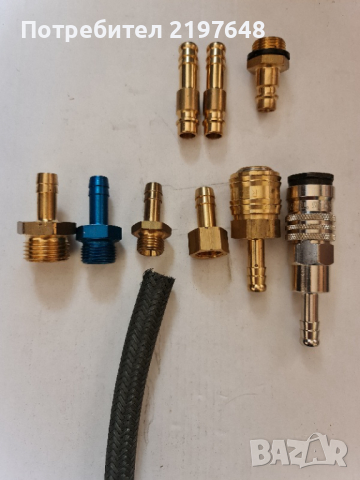 Пневматичен шланг РХ 9х13мм ФЕСТО. Брониран., снимка 3 - Резервни части за машини - 36277981