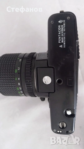 Praktica B 100 електронен + Prakticar 2.4/50mm + 2.8/135mm | Аналогова камера , снимка 5 - Камери - 53604572