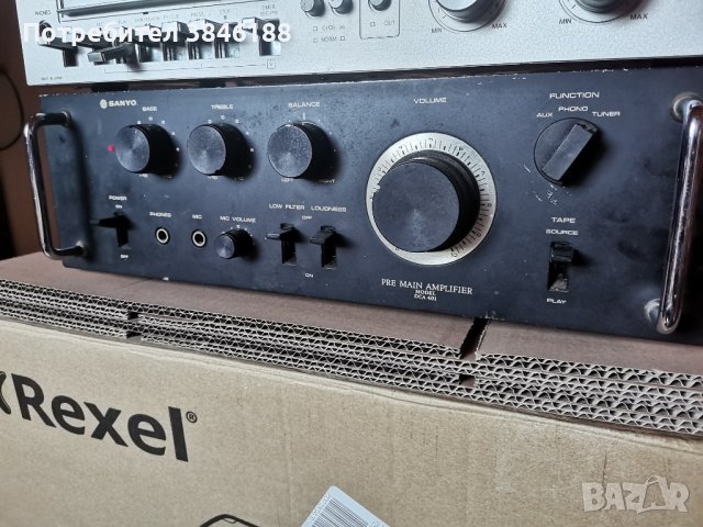 Sanyo PRE MAIN AMPLIFIER MODEL DCA 401   , снимка 1
