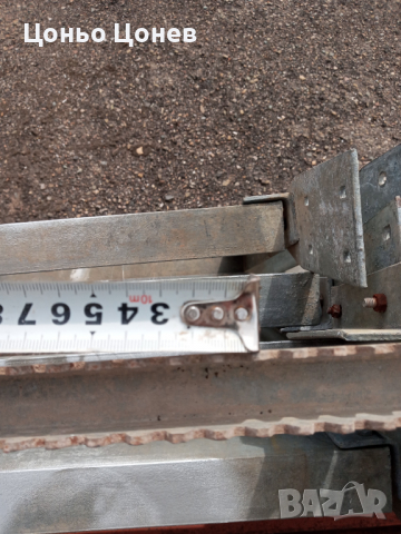 Стоманени поцинковани рейки (гребени) за задвижване на плъзгащи портални врати 3.40 метра , снимка 4 - Други стоки за дома - 36396088