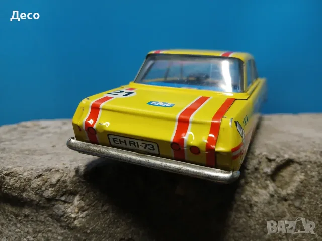 Стара ламаринена ГДР играчка Форд. , снимка 6 - Колекции - 55959029