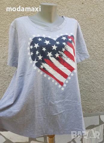 3XL+ Нова  блуза Rebel , снимка 2 - Тениски - 50593953