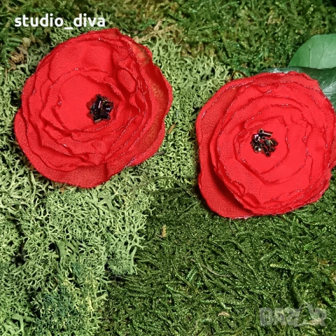 Обеци цветя