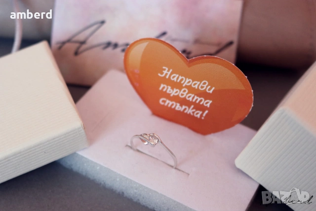 Сребърен пръстен - модел R060, снимка 3 - Пръстени - 53557140