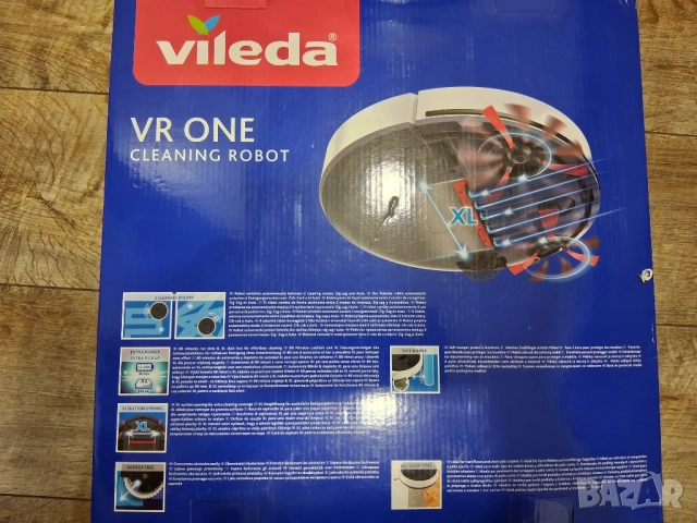  Vileda VR One Прахосмукачка робот, снимка 8 - Прахосмукачки - 52850901