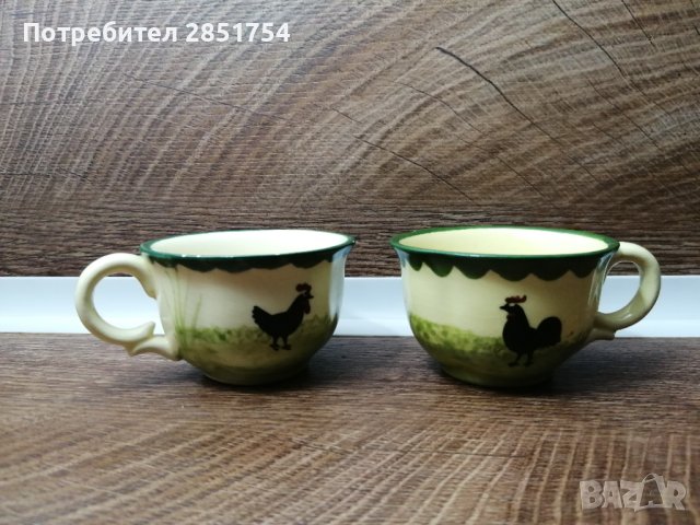Чашки за еспресо от серията ,,Петел и Кокошка" на ,, Zeller " 