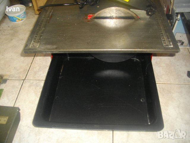 HEKA ф180mm/600W-Немска Профи Ел.Машина Мокро/Сухо Рязане Плочи/Плочки-С Вана За Вода-Почти Нова, снимка 4 - Други инструменти - 40982317