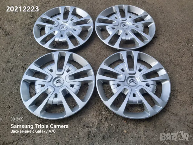 4 броя Оригинални тасове за Citroen C3 16, снимка 2 - Аксесоари и консумативи - 49770448