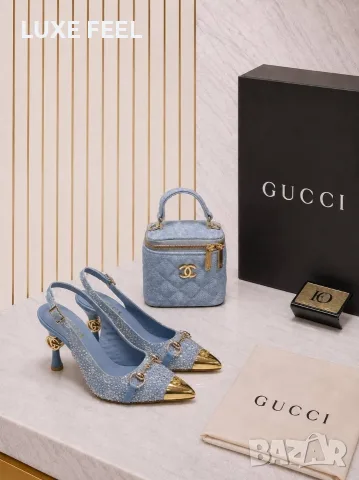 Gucci ⚜️Дамски Сандали , снимка 4 - Сандали - 55801364