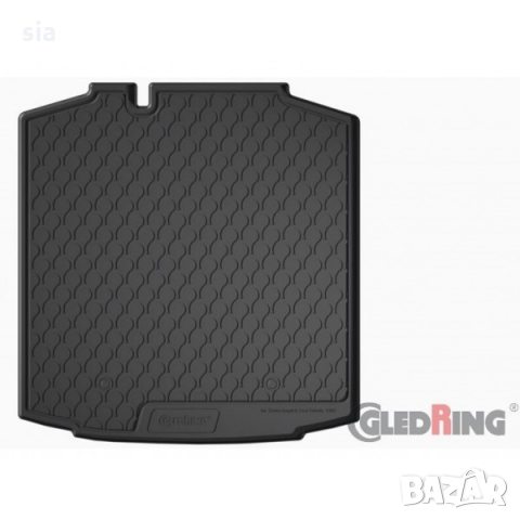 Гумена стелкa за багажник Gledring съвместима за SKODA RAPID Hatchback &SEAT TOLEDO 2012+