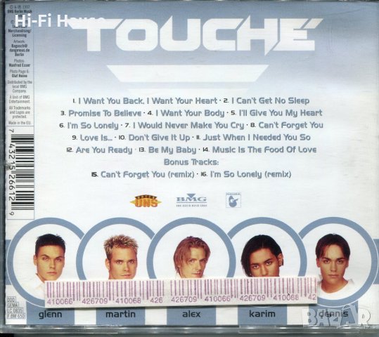 Touche-part one, снимка 2 - CD дискове - 36002492