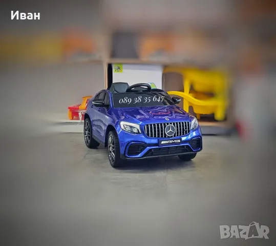 ТОП ЦЕНА!НОВО!Акумулаторен джип Mercedes GLC63 с меки гуми,12V батерия, снимка 2 - Детски велосипеди, триколки и коли - 39276907