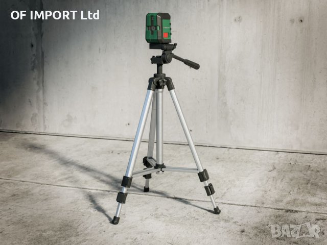 Лазерен Нивелир с Кръстосани Линии и Тринога PARKSIDE, снимка 3 - Измервателни инструменти - 39371380