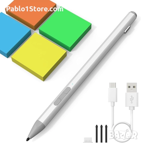 icrosoft Surface Pen за Microsoft Surface Pro 11/10/X/9/8/7/7+/6/5/4/3, Surface Book/Laptop/Go/Studi