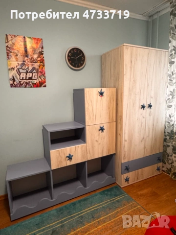 Детска стая мебели, снимка 4 - Мебели за детската стая - 53423777