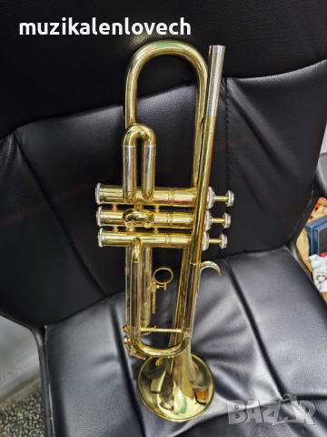 Bufon B-Flat Trumpet (P-357) Made in France - Френски Б Тромпет с твърд куфар, снимка 5 - Духови инструменти - 44552388