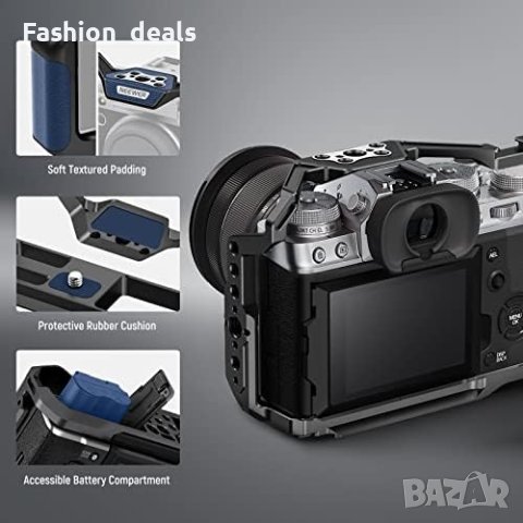 Нов Алуминиев калъф протектор за фотоапарат/Съвместима с Fujifilm X-T5, снимка 3 - Чанти, стативи, аксесоари - 41599538