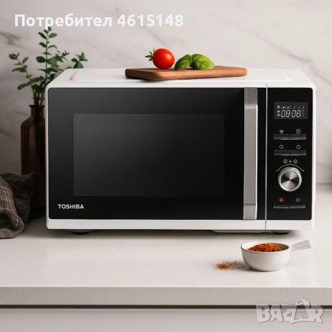 Микровълнова печка Toshiba MW3-AC26SF (26 L)  MW3-SAC23SF (23 L) - С грил, конвекция и Air Fry, снимка 4 - Микровълнови - 51986298