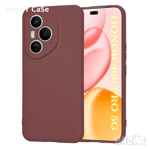 Honor 400 Pro / 400 / 400 Lite / LIQUID SILICONE Цветен силиконов кейс гръб калъф с подплата, снимка 3 - Калъфи, кейсове - 50496682
