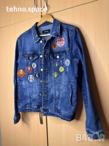 Дънково Яке Dsquared 2 (L), снимка 2 - Якета - 53126637