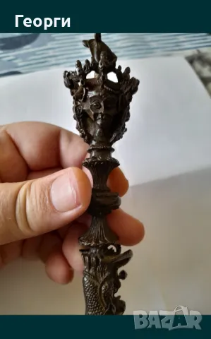 Будистки ритуален нож-1, снимка 11 - Антикварни и старинни предмети - 50125261