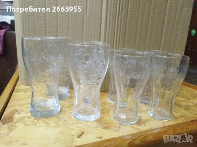 стъклени чаши 