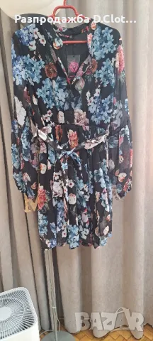 Флорална рокля S/M, снимка 8 - Рокли - 35033033