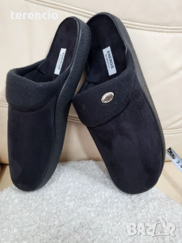 Нови мъжки черни пантофи, снимка 4 - Други - 52623402