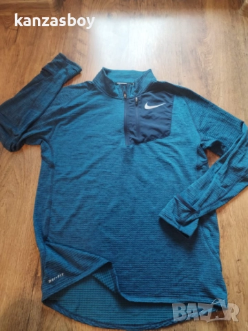 Nike Therma Spehre Element Top Half zip - мъжка термо блуза Л, снимка 5 - Спортни дрехи, екипи - 52309711
