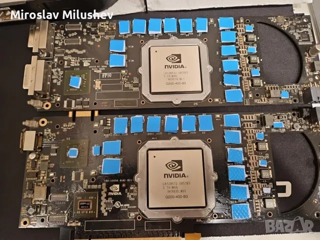 Видео карта nVidia GTX 295 дефектна, снимка 3 - Видеокарти - 56359458