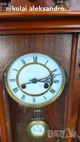 стар немски антикварен часовник, снимка 4 - Антикварни и старинни предмети - 48409817