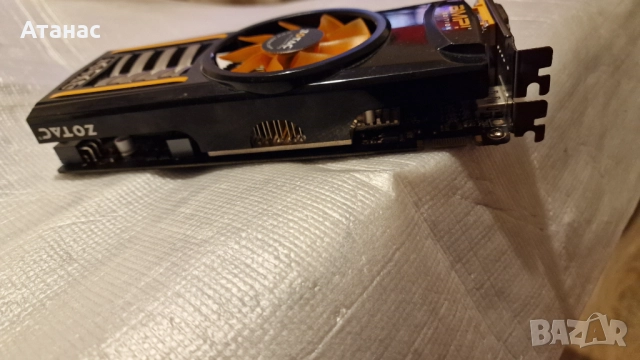 2бр ретро видеокарти за SLI режим ZOTAC GTX 460 AMP! Edition 1GB DDR5 256bit , снимка 17 - Видеокарти - 51690917