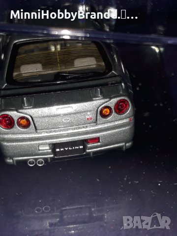 NISSAN  SKYLINE GT-R,R-34 V-spec // AUTOart. 1.43 . Top Model.!!!, снимка 10 - Колекции - 39258739