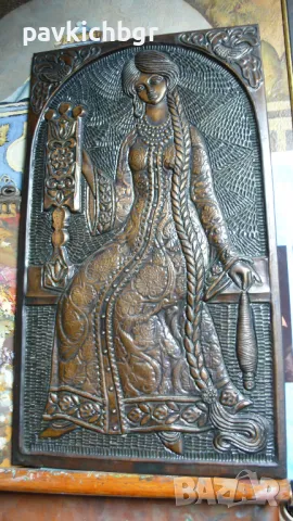 Медна картина, снимка 1