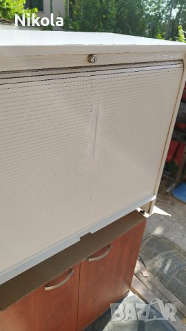 Офис шкаф - шкафче с ролетна щора бял 80/40/72см, снимка 13 - Шкафове - 41640718