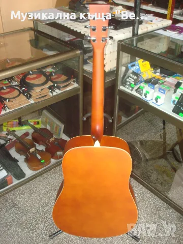 Акустична китара SX SD104 с метални струни и калъф, снимка 7 - Китари - 56269779