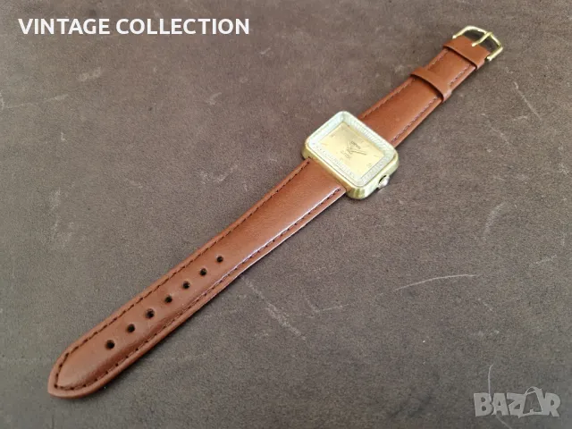 LANCO Швейцарски механичен часовник Позлатен SWISS MADE 17 Камъка, снимка 3 - Антикварни и старинни предмети - 49237369