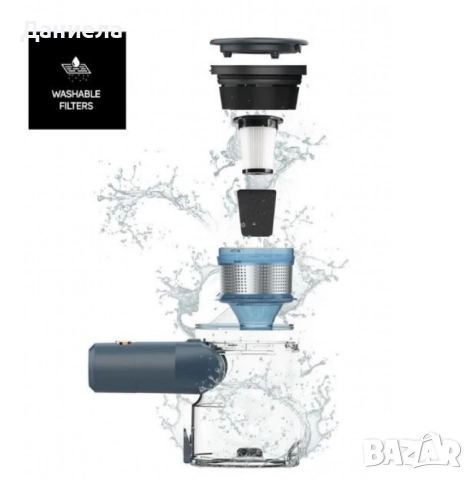 Безкабелна прахосмукачка Taurus Homeland Digital Animal Flex – 15W , снимка 6 - Прахосмукачки - 51591302