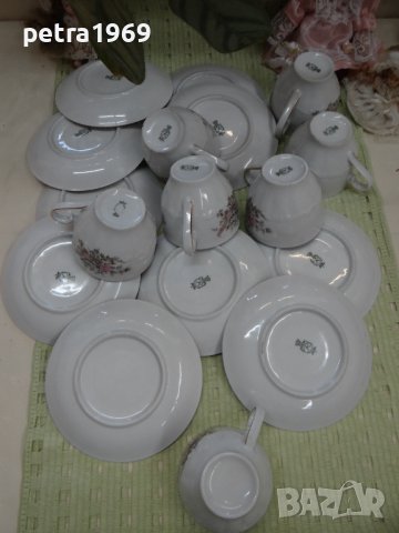 Двойни порцеланови сетове на Retsch & Co. Wunsiedel, Бавария, снимка 10 - Чаши - 40631222