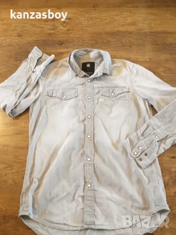 g-star - мъжка дънкова риза Л , снимка 4 - Ризи - 48239058