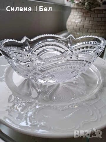 Ретро кристална купа , снимка 5 - Аксесоари за кухня - 50867456