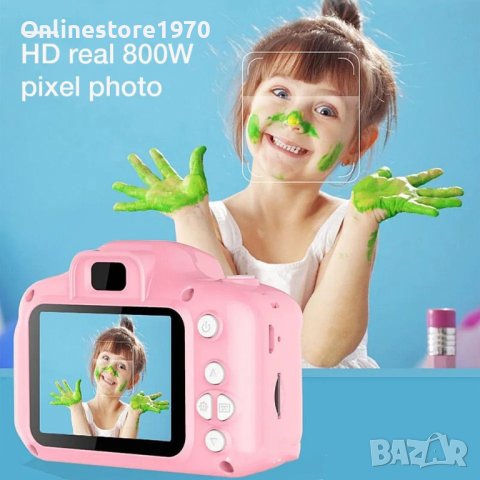 Дигитален детски фотоапарат КLG W390, Дигитална камера за снимки и видео, снимка 2 - Други - 42154748