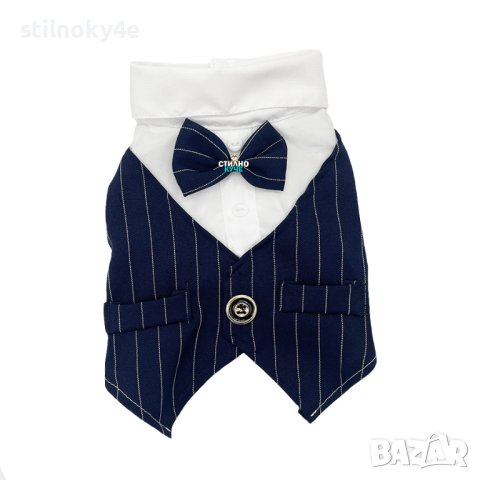 Смокинг за куче Смокинги за кучета Кучешки смокинг Официална дреха за куче Сако/Костюм за куче, снимка 4 - За кучета - 41861677