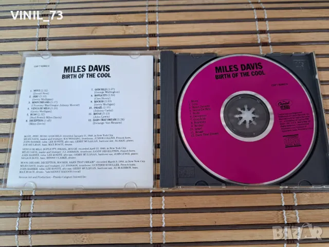 Miles Davis – Birth Of The Cool, снимка 2 - CD дискове - 49785292