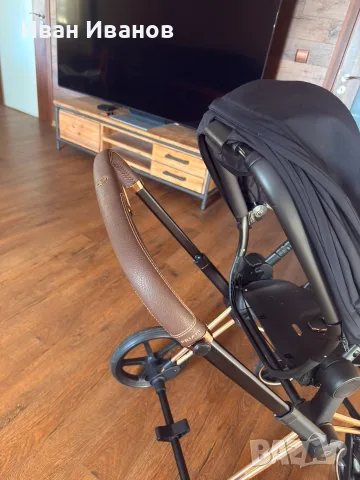 Бебешка количка Cybex Priam 4 + зимен чувал, снимка 7 - Детски колички - 55796583