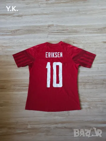 Оригинална мъжка тениска Hummel x Denmark National Football Team x Eriksen / Season 22 (Home), снимка 3 - Тениски - 50344364